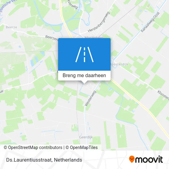 Ds.Laurentiusstraat kaart