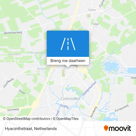 Hyacinthstraat kaart