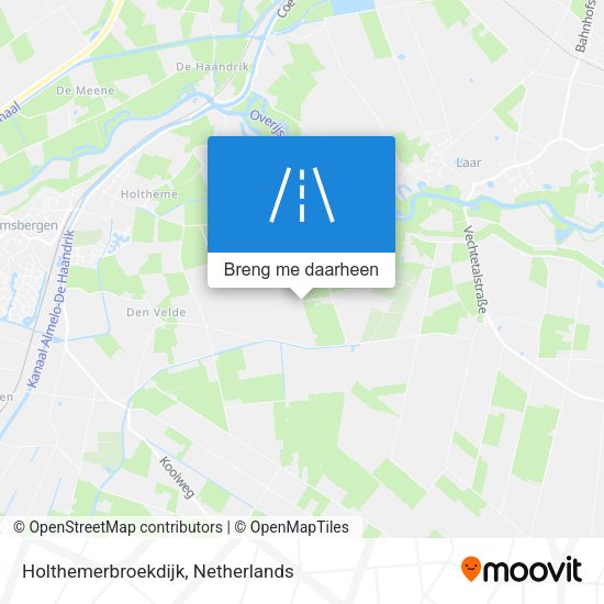 Holthemerbroekdijk kaart