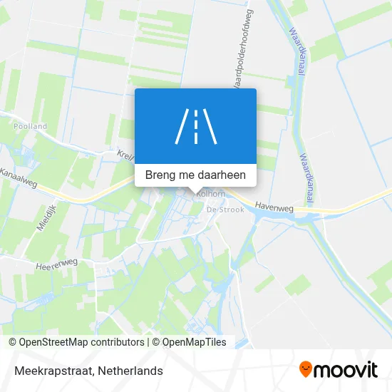 Meekrapstraat kaart