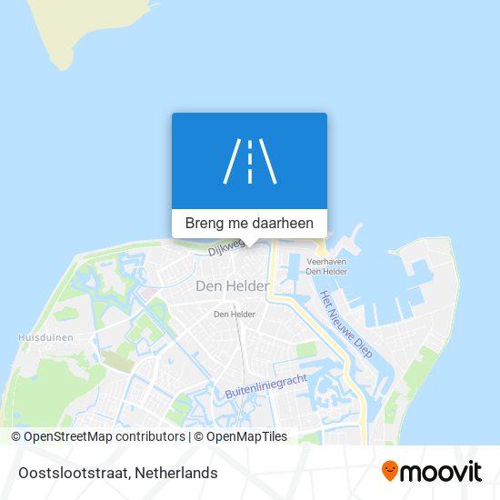 Oostslootstraat kaart