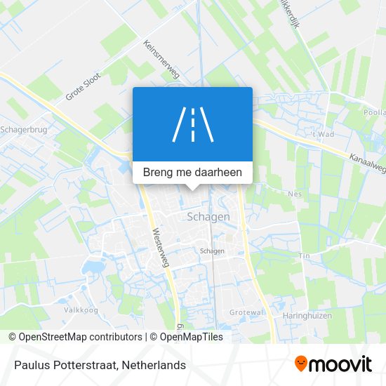 Paulus Potterstraat kaart