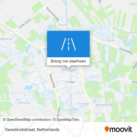 Sweelinckstraat kaart
