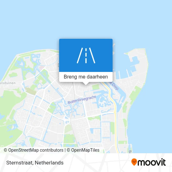 Sternstraat kaart