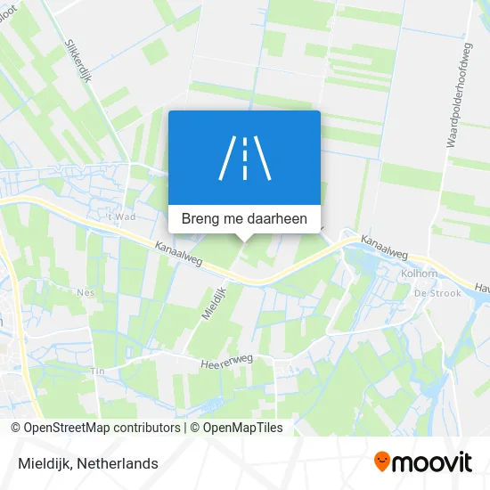 Mieldijk kaart