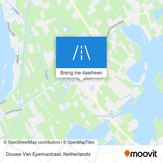 Douwe Van Epemastraat kaart