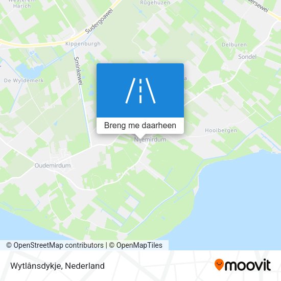 Wytlânsdykje kaart