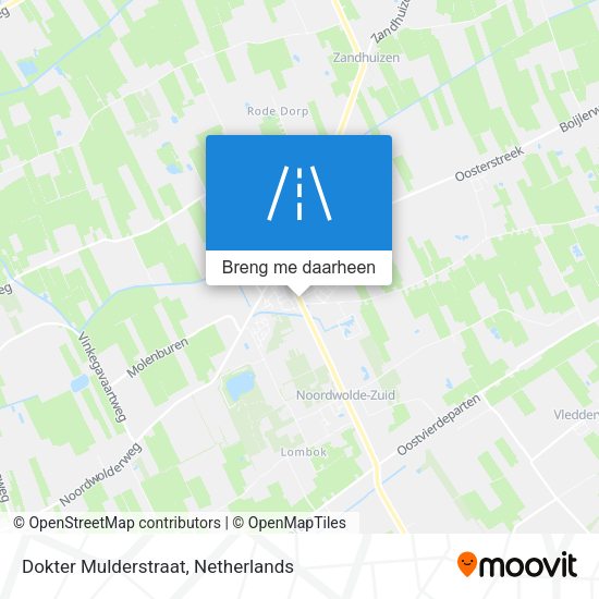 Dokter Mulderstraat kaart