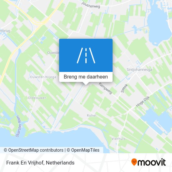 Frank En Vrijhof kaart
