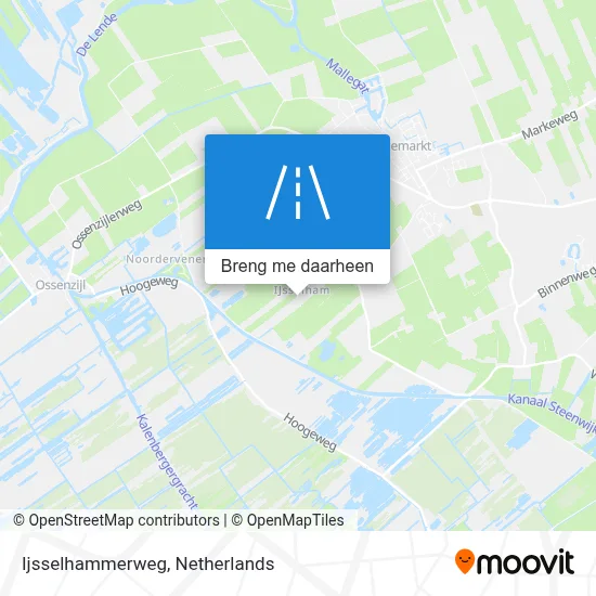 Ijsselhammerweg kaart