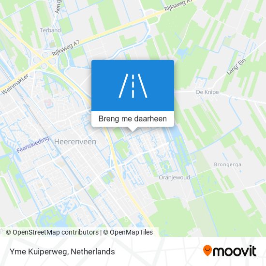 Yme Kuiperweg kaart