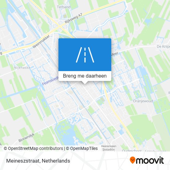 Meineszstraat kaart