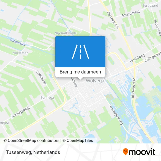 Tussenweg kaart