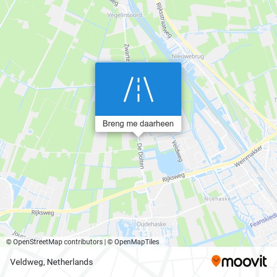 Veldweg kaart