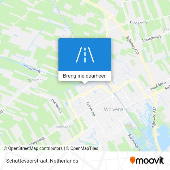 Schuttevaerstraat kaart