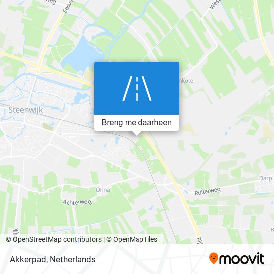 Akkerpad kaart