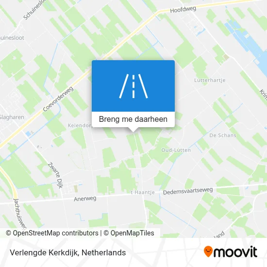 Verlengde Kerkdijk kaart