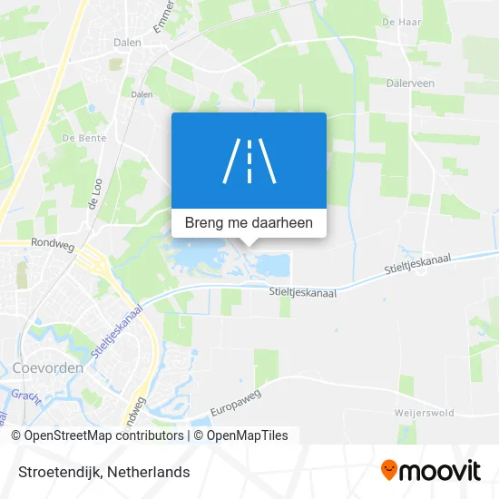 Stroetendijk kaart