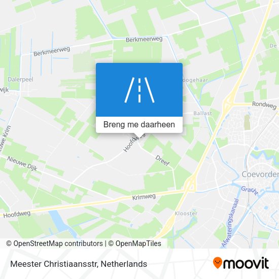 Meester Christiaansstr kaart