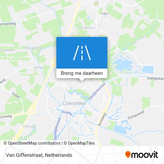 Van Giffenstraat kaart
