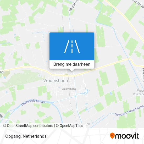 Opgang kaart