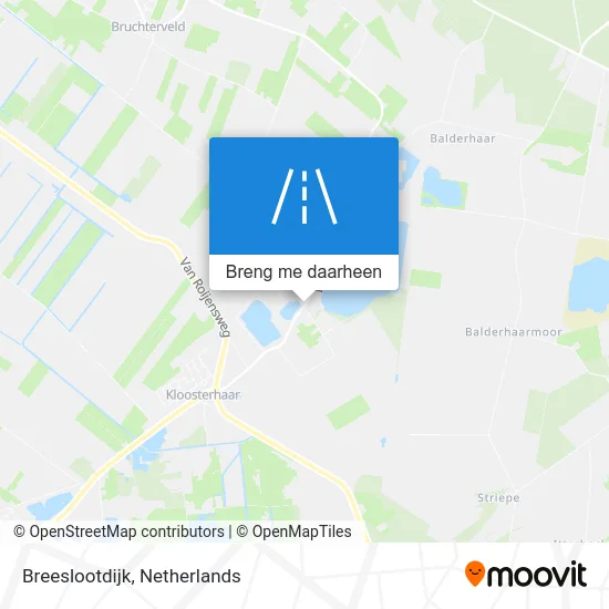 Breeslootdijk kaart