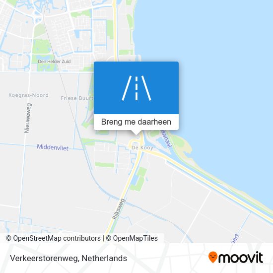 Verkeerstorenweg kaart