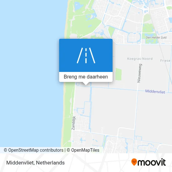 Middenvliet kaart