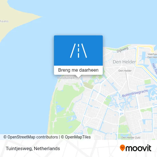 Tuintjesweg kaart