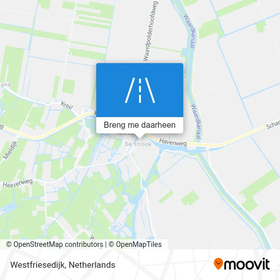 Westfriesedijk kaart