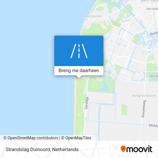 Strandslag Duinoord kaart