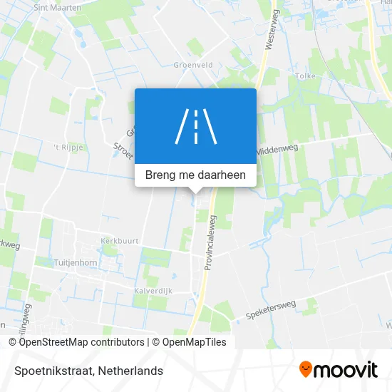 Spoetnikstraat kaart