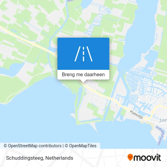 Schuddingsteeg kaart