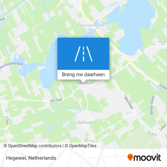 Hegewei kaart