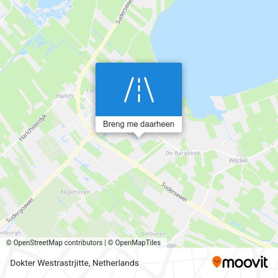 Dokter Westrastrjitte kaart