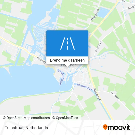 Tuinstraat kaart