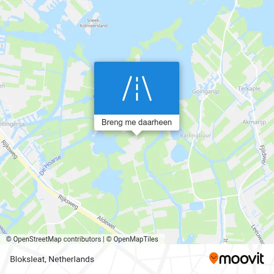 Bloksleat kaart