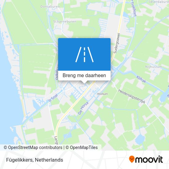 Fûgelikkers kaart