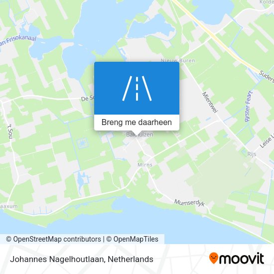 Johannes Nagelhoutlaan kaart