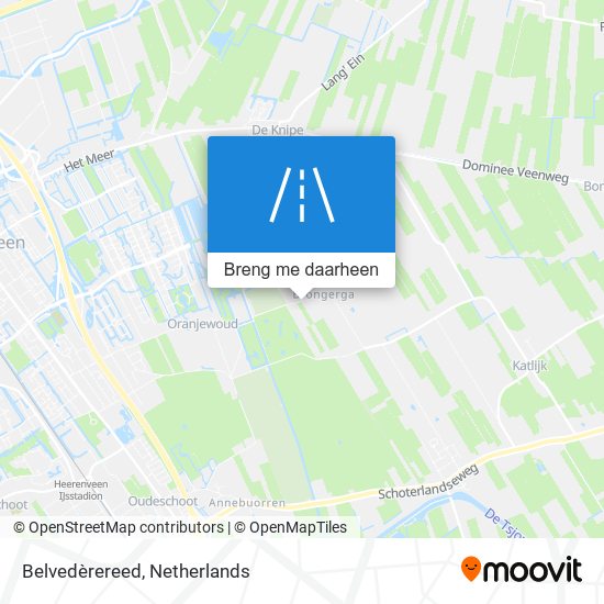 Belvedèrereed kaart