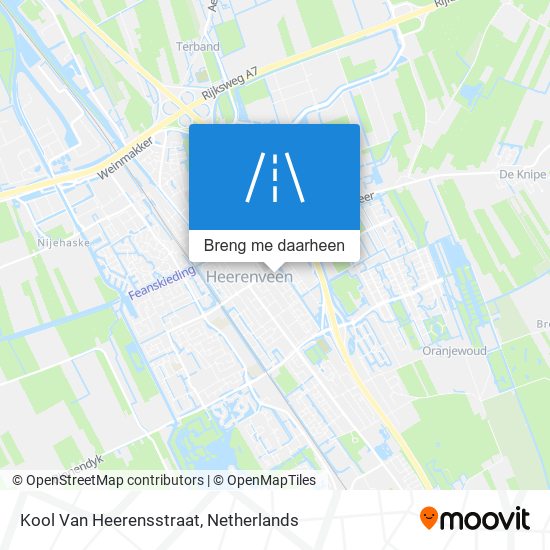 Kool Van Heerensstraat kaart