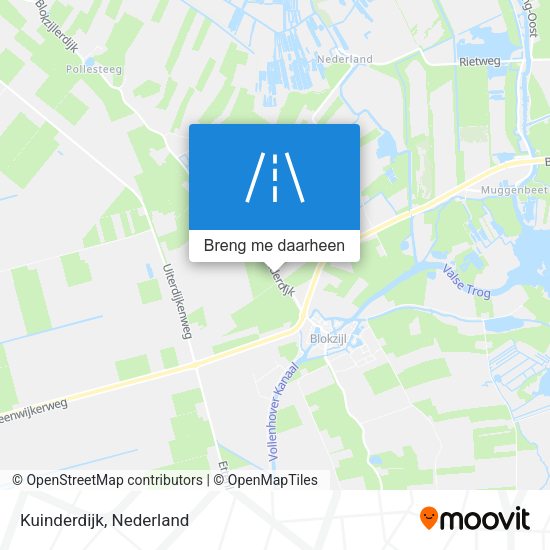 Kuinderdijk kaart