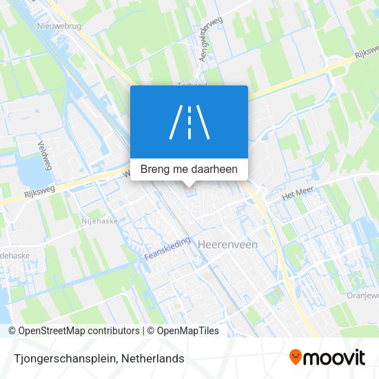 Tjongerschansplein kaart