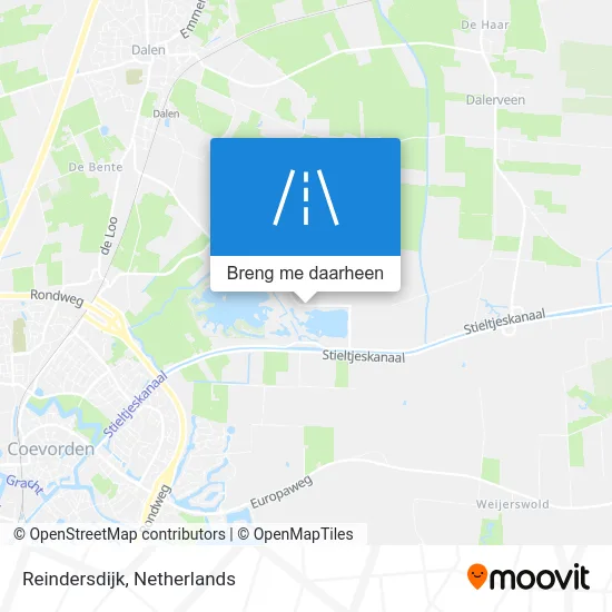 Reindersdijk kaart
