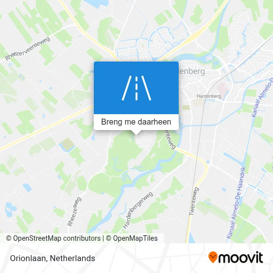 Orionlaan kaart