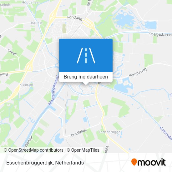 Esschenbrüggerdijk kaart