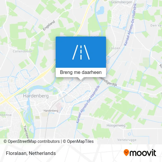 Floralaan kaart