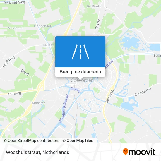 Weeshuisstraat kaart