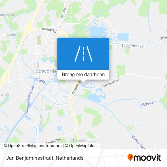 Jan Benjaminsstraat kaart