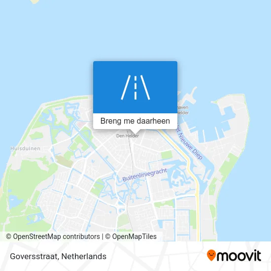 Goversstraat kaart